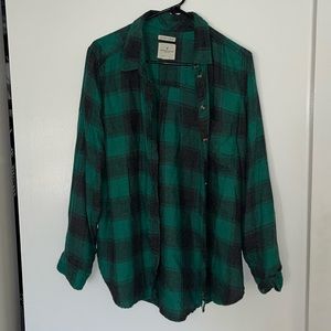 American Eagle Outfitters Boyfriend Ahhmazingly Soft Flannel size L